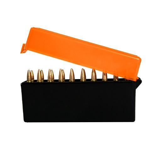 Berry's Mfg Berry's Ammo Box 209 - .243/6.5/.30-06 20rd Hunter Orange/Black