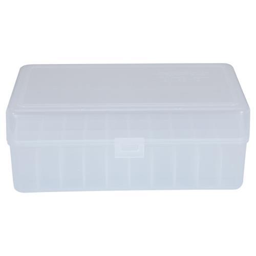 Berry's Mfg Berry's 411 Clear Ammo Flip Top Box Holds 50 Rounds - .45/70 Govt