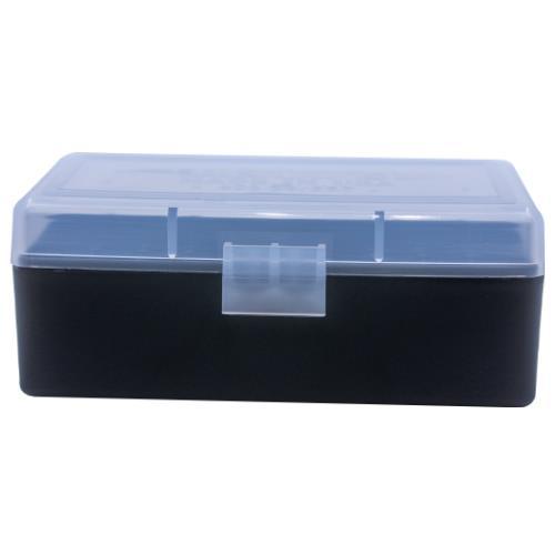 Berry's Mfg Berry's Ammo Box #403 - .38/.357 cal 50/rd Clear/Black