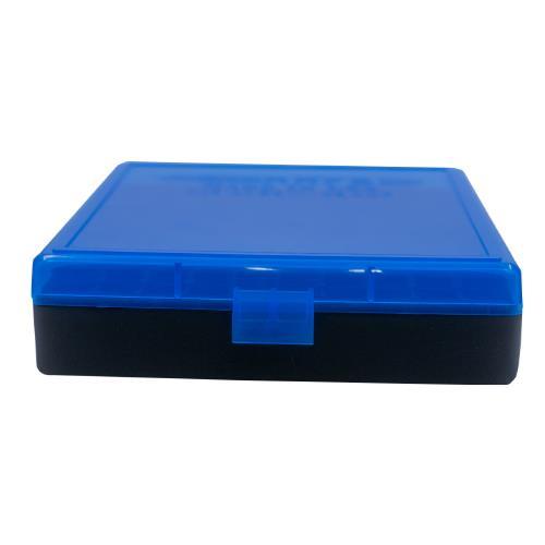 Berry's Mfg Berry's Ammo Box #008 - .40 S&W/.45 cal 100/rd Blue/Black