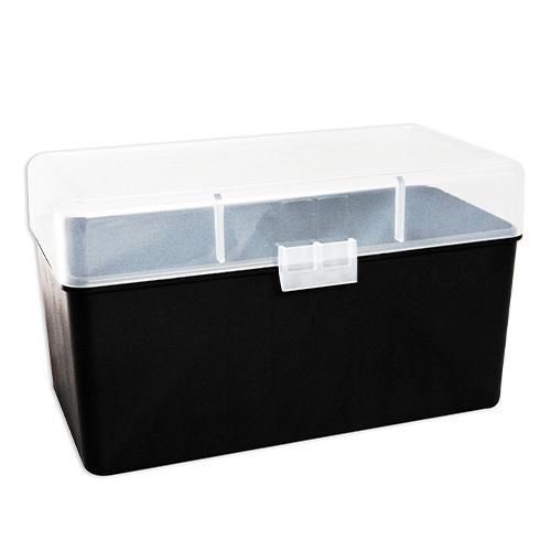 Berry's Mfg Berry's 412 Clear Ammo Flip Top Box Holds 50 Rounds - .300 Ultra