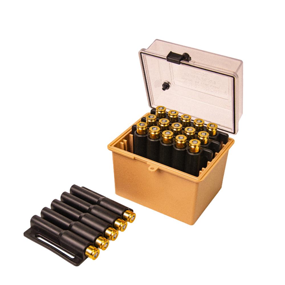 Berry's Mfg Berry's Safari Ammo Box 20rd Small Rifle Clear/Tan