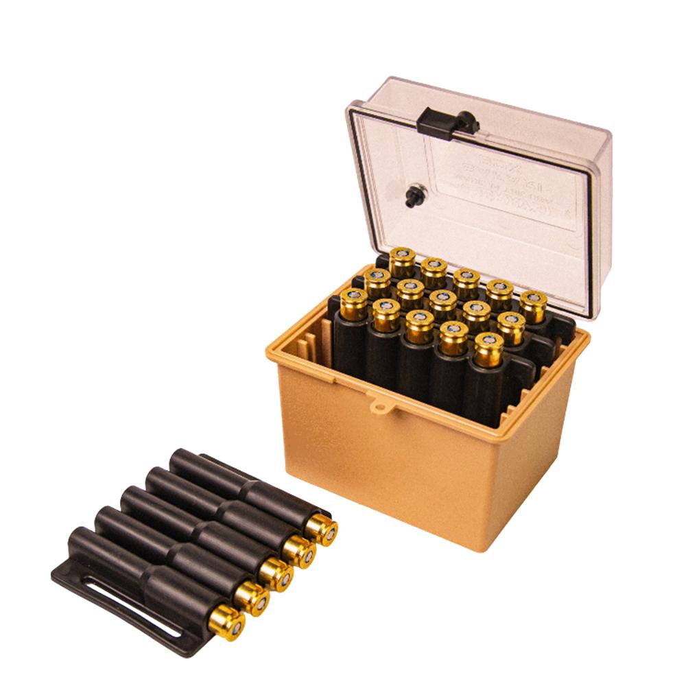 Berry's Mfg Berry's Safari Ammo Box 20rd Small Magnum Clear/Tan