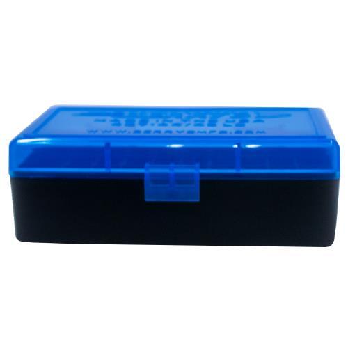 Berry's Mfg Berry's Ammo Box #407 - .44 cal 50/rd Blue/Black