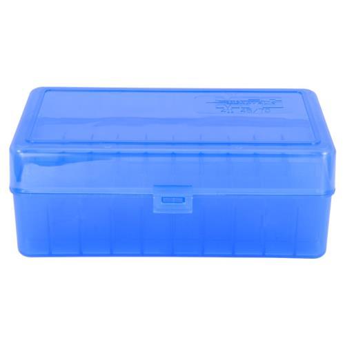 Berry's Mfg Berry's 411 Blue Ammo Flip Top Box Holds 50 Rounds - .45/70 Govt
