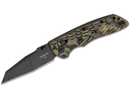 Hogue Knife Hogue Deka ABLE Lock Folding Knife 3-1/4" Wharncliffe Blade Black Cerakote Finish