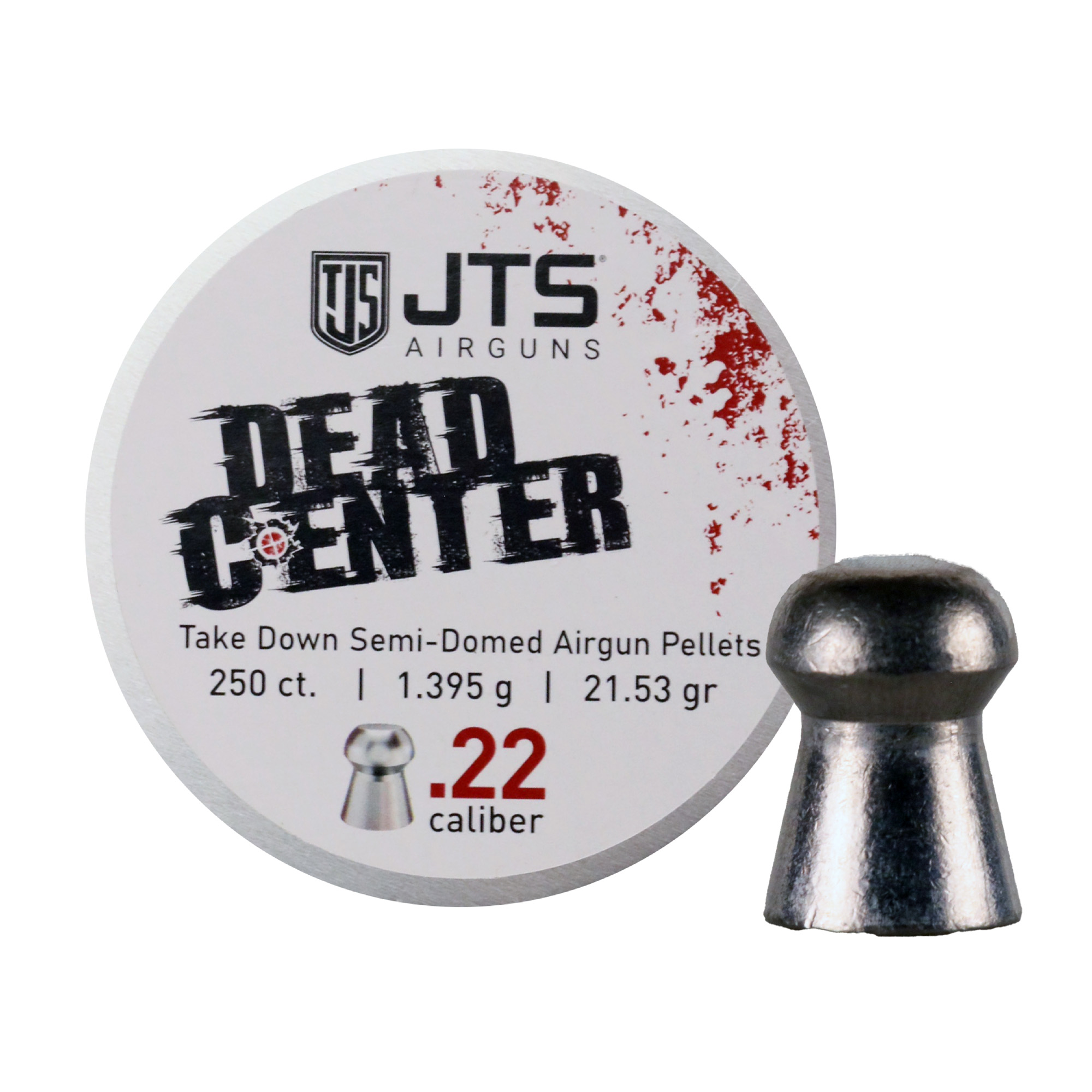 JTS Group JTS .22 Cal 22GR Semi-Domed 250CT Pellets