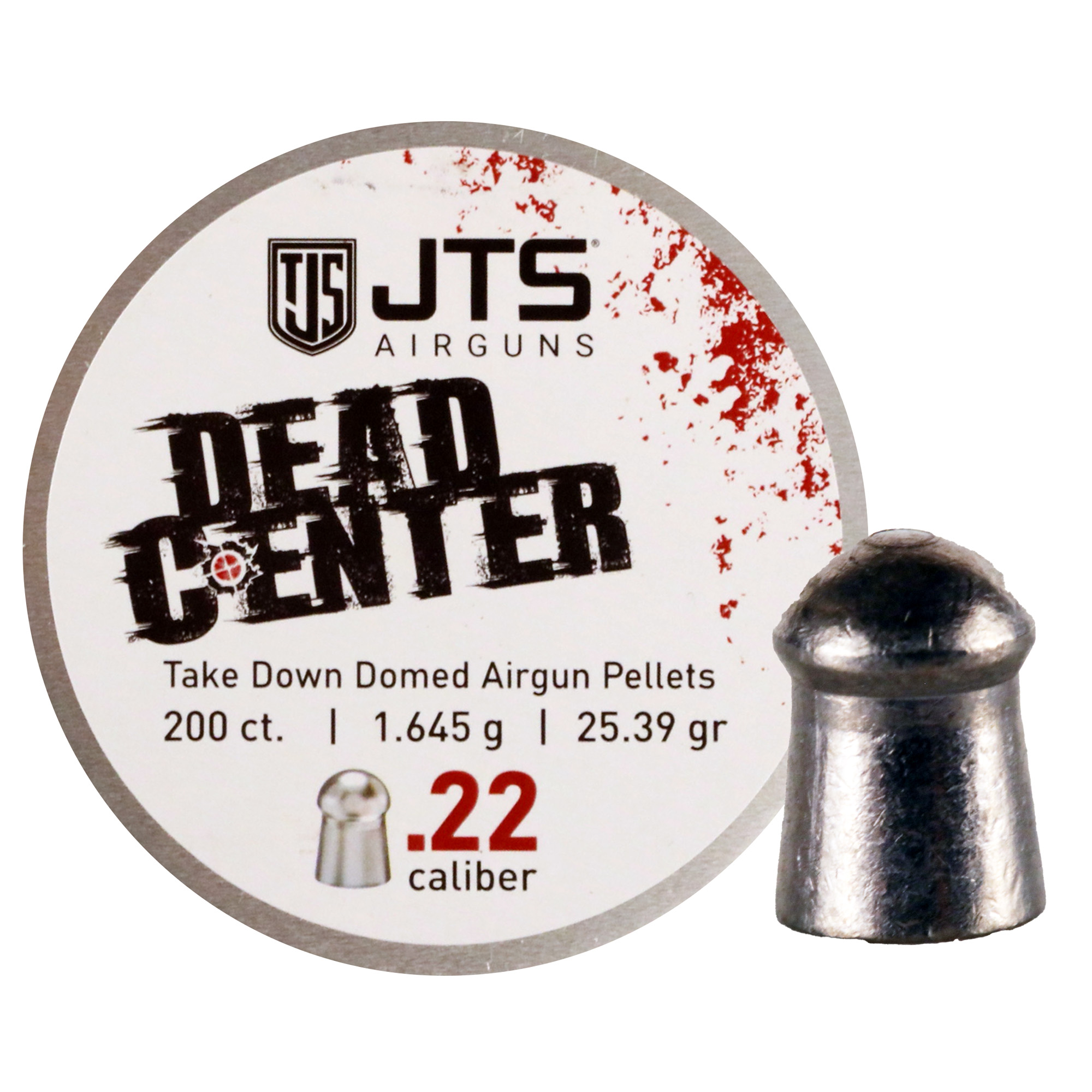JTS Group JTS .22 Cal 25GR Domed 200CT Pellets