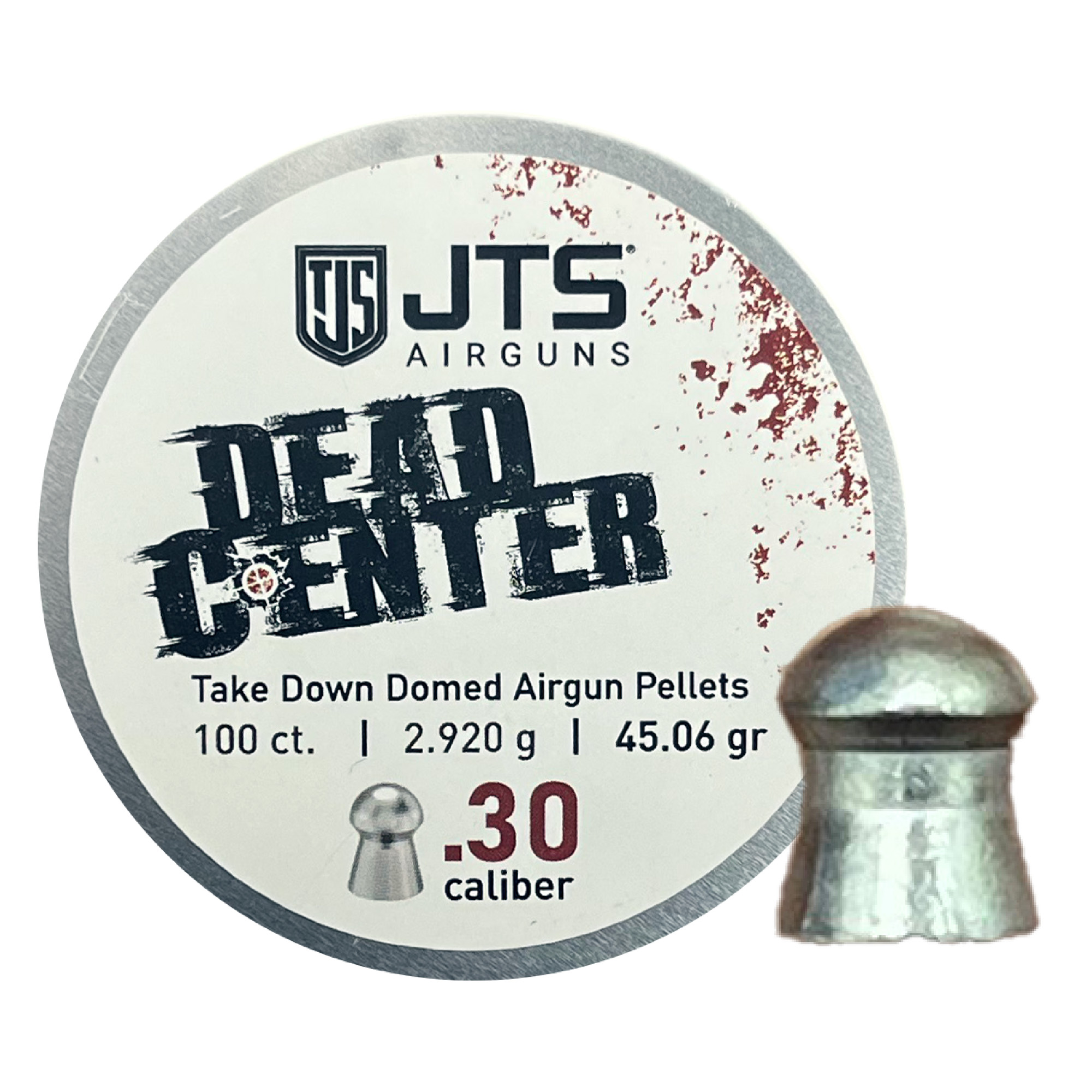 JTS Group JTS .30 Cal 45GR Domed 100CT Pellets