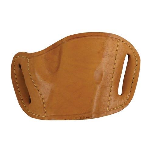 Bulldog Cases Bulldog Molded Leather Belt Slide Holster for Most Medium Frame Autos Tan Right Hand