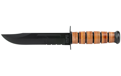 KA-BAR Knives KA-BAR Kbar US Army Fghtng 7" Srtd Cp W/sth