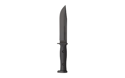 KA-BAR Knives KA-BAR Slabby Fixed Blade Knife 6-9/10? 1095 Cro-Van Nylon Handle Black
