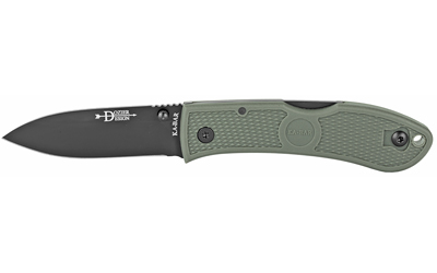 KA-BAR Knives KA-BAR Kbar Dozier Fldg Hunter 3" Foliag Folding Knife