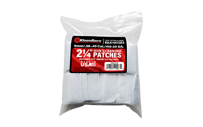 Kleen Bore KleenBore 2-1/4? .38-.45 Cal. & .410-20 Gauge Cleaning Patches (250PK)