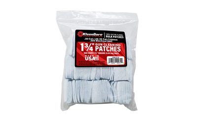 Kleen Bore KleenBore 1 3/4" Bore Cleaning Patches .28-.35 Cal 500/ct