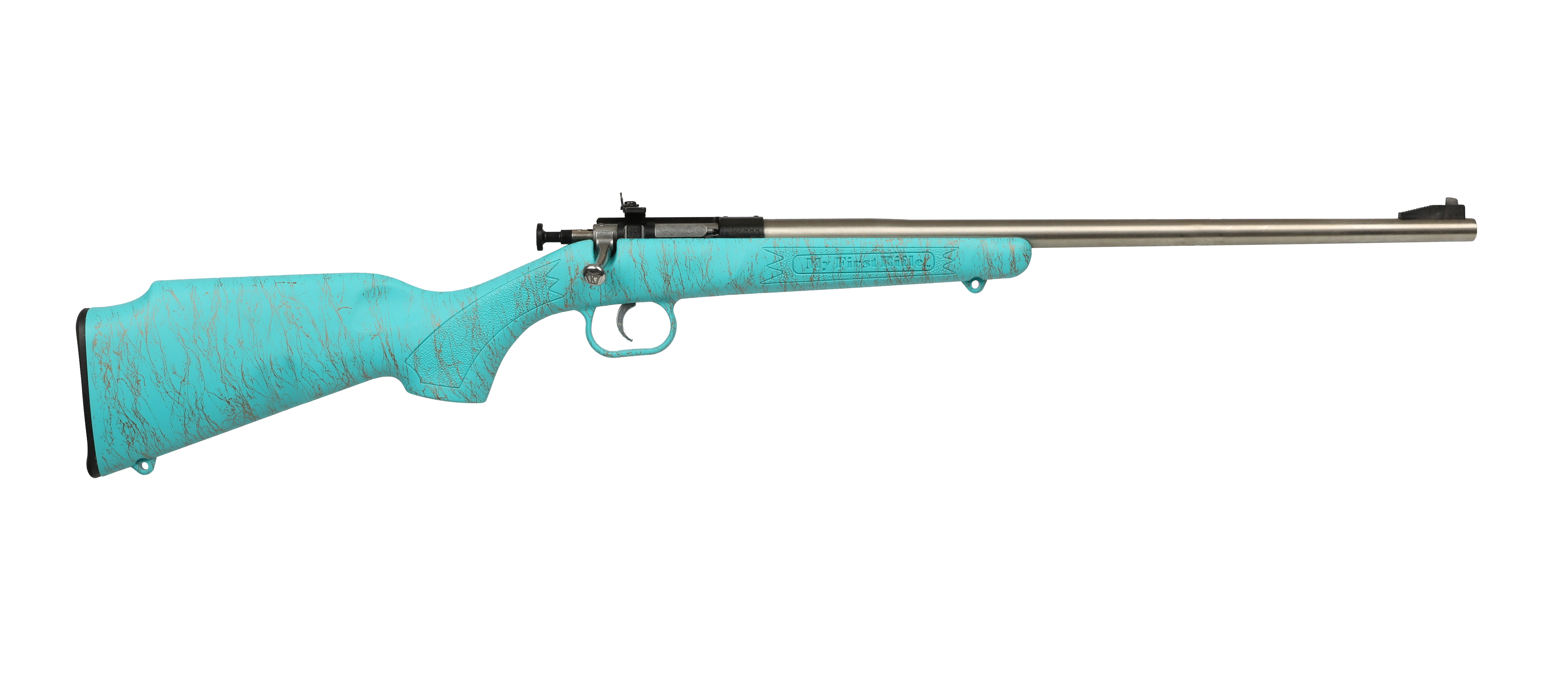 Keystone Sporting Arms Keystone Crickett 22LR Stainless Blue/gold Web