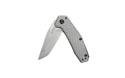 Kershaw Cathode Folding Knife 2-1/4" American Tanto Blade Silver Kershaw Cathode Folding Knife 2-1/4" American Tanto Blade Silver