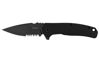 Kershaw Conduit Serrated 2.9" Black Folding Knife/Assisted