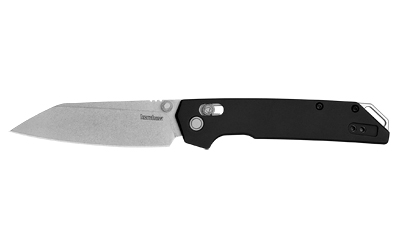 Kershaw Iridium Reverse Tanto Folding Knife 3-2/5" Reverse Tanto Blade Black