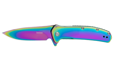 Kershaw Outcome 2.8" Rainbow Pvd Folding Knife/Assisted