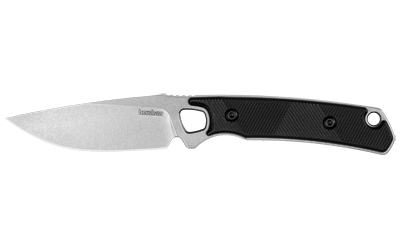 Kershaw Steppe 3.55" Pln D2 Black/slv Fixed Blade Knife