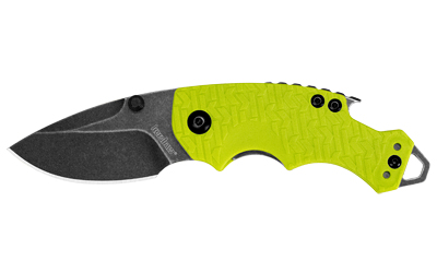 Kershaw Shuffle 2.4" Blackwash Lime Folding Knife