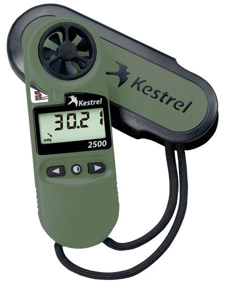 KESTREL METERS KESTREL 2500NV Weather Meter / Digital Altimeter +Night Vision Backlight - Olive Drab