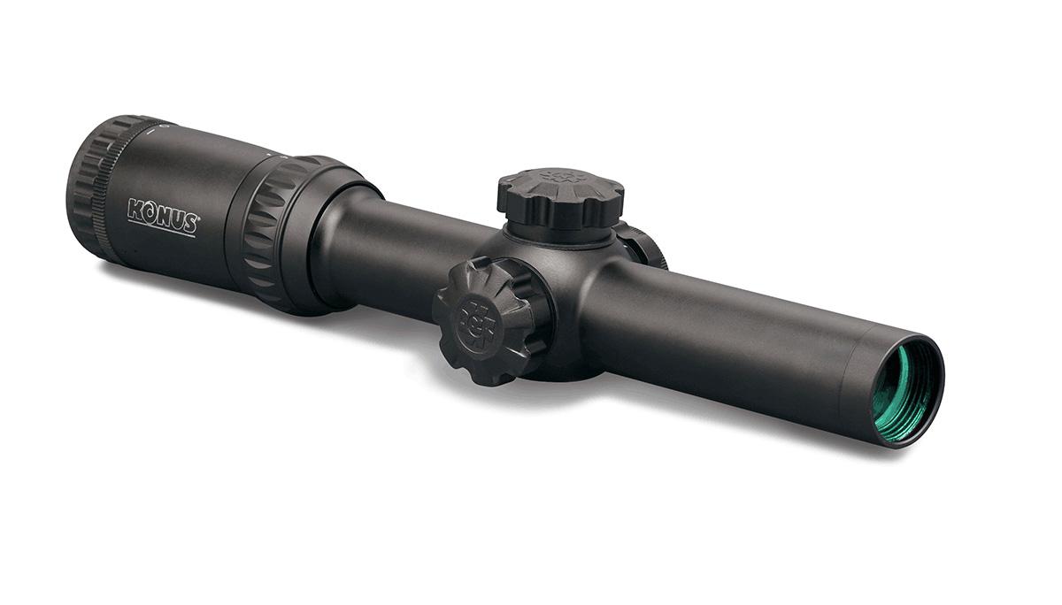 Konus Optics Konus KonusPro M30 1X-4X24mm Riflescope - Engraved/ill Center Dot Reticlee
