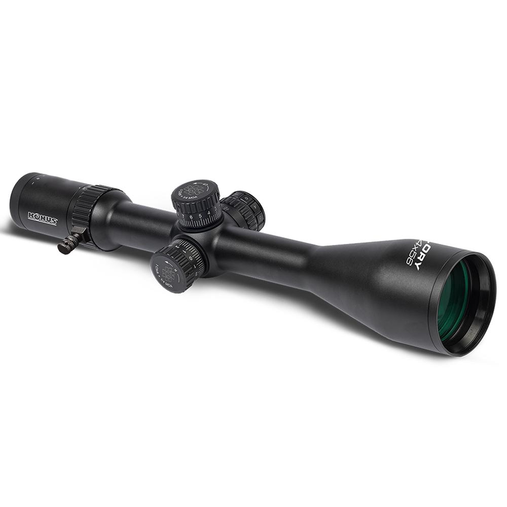 Konus Optics Konus Glory Rifle Scope 3-24x56mm FFP 30mm Blue/Red Fine Crosshair Illum