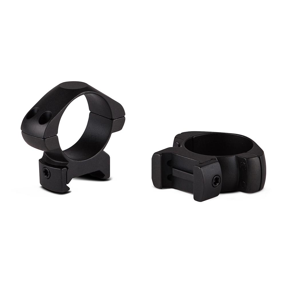 Konus Optics Konus 2-Piece Steel Riflescope Rings 30mm Low - Matte Black
