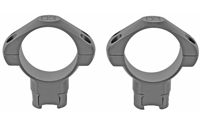 Konus 2-Piece Steel Riflescope Rings for Airguns & .22 Rails 30mm High Black