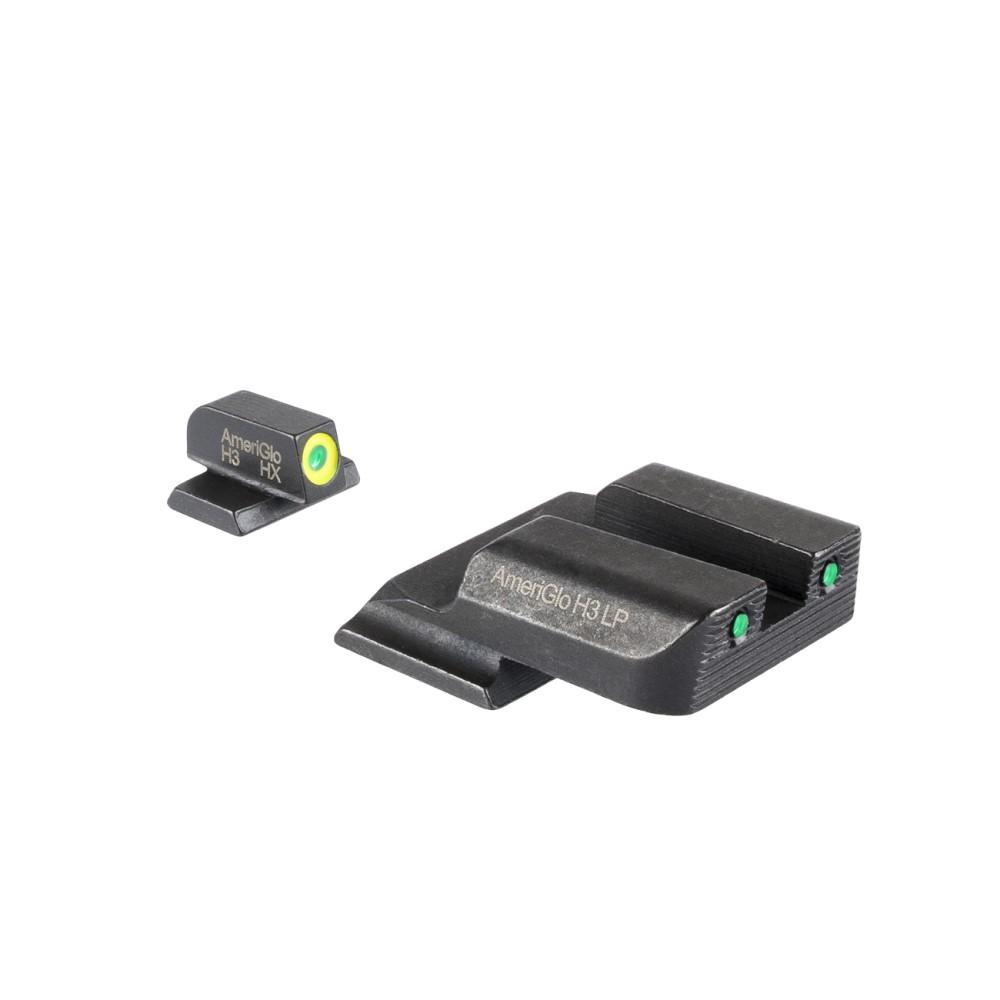 AmeriGlo Trooper Tritium Handgun Sight Set for S&W M&P (Excludes