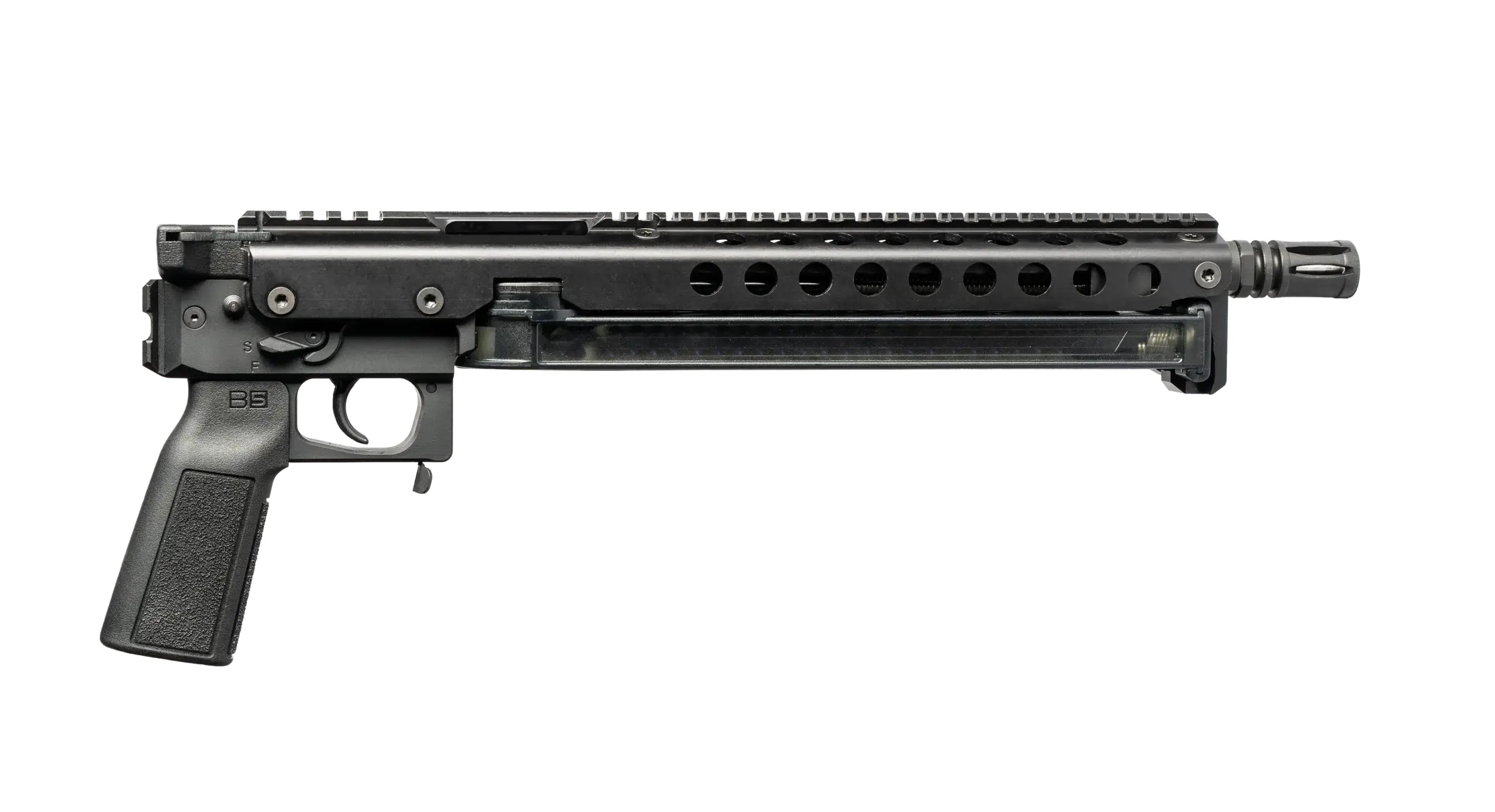 Kel-Tec Cnc Industries Inc. Kel-Tec KP50 Pistol 5.7x28mm 50rd Magazines(1) 9.6" Threaded Barrel Black