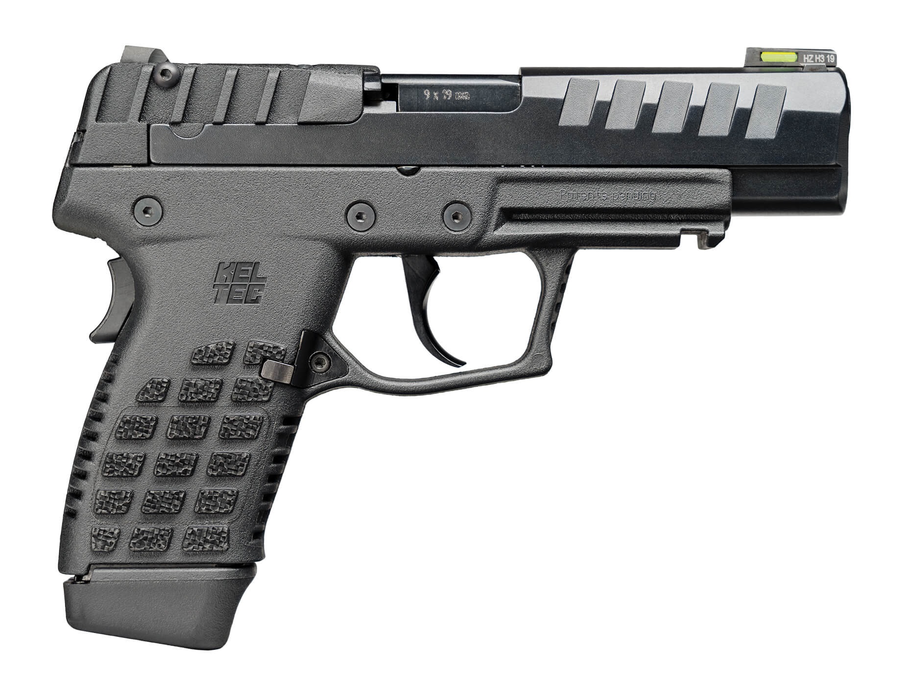 Kel-Tec Cnc Industries Inc. Kel-Tec P15 Handgun 9mm Luger 15rd Magazine 4" Barrel Black