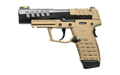 Kel-Tec Cnc Industries Inc. Kel-Tec CA Compliant P15 Handgun 9mm Luger 10rd Magazine 4" Barrel Black Slide/Tan Grip