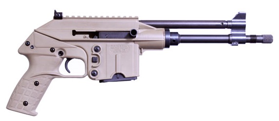 Keltec Plr16 Pistol .223/5.56mm Cerakote Tan Grip 10 Rd Magazine