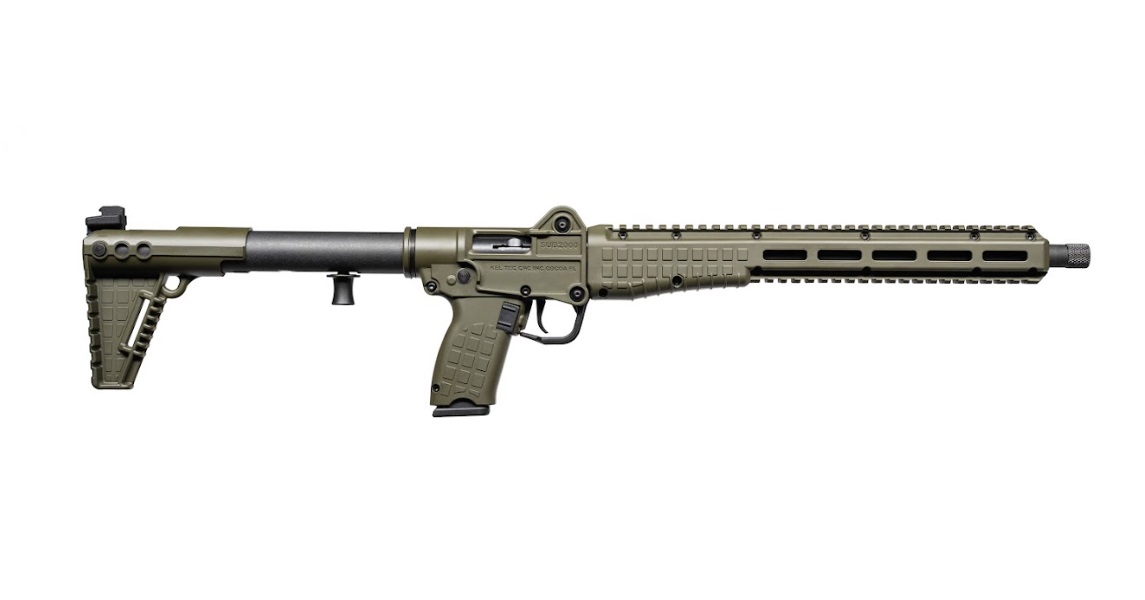 Kel-Tec Cnc Industries Inc. Kel-Tec Sub-2K Gen3 10mm G20 Green 15+1 Rifle