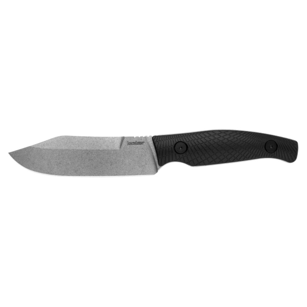 Kershaw Knives Kershaw Camp 5 Fixed Blade Knife Black FRN (4.75" Stonewash)