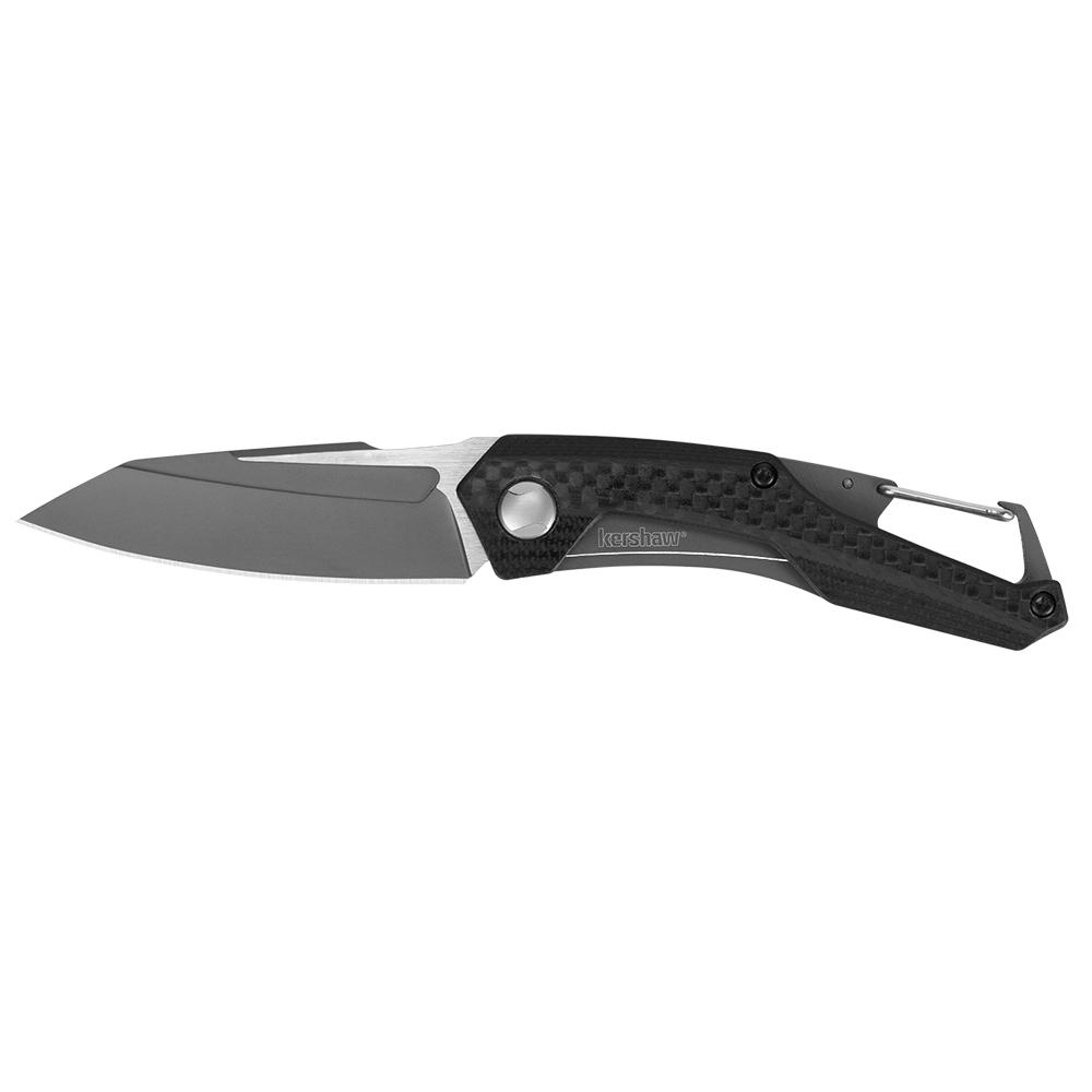 Kershaw Knives Kershaw Reverb Frame Lock Knife Carabiner Carbon Fiber/G-10 (2.5" Two-Tone)