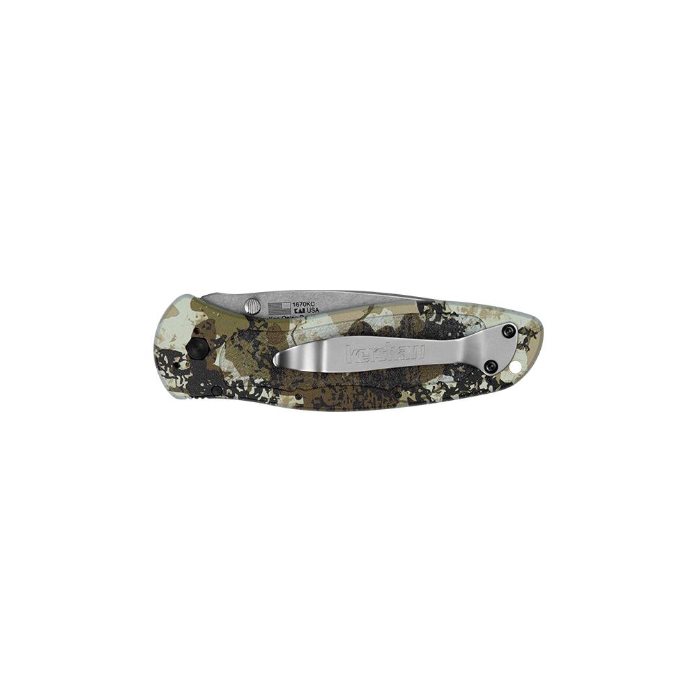 Kershaw Blur Folding Knife 3-2/5" Drop Point Blade King's Camo Kershaw Blur Folding Knife 3-2/5" Drop Point Blade King's Camo
