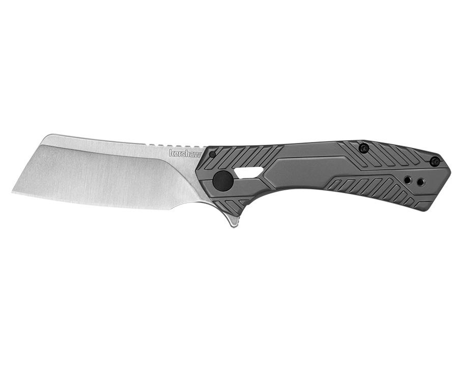 Kershaw Knives Kershaw Static Knife with Flipper Open / Stainless Steel Handle - 2-4/5" Blade