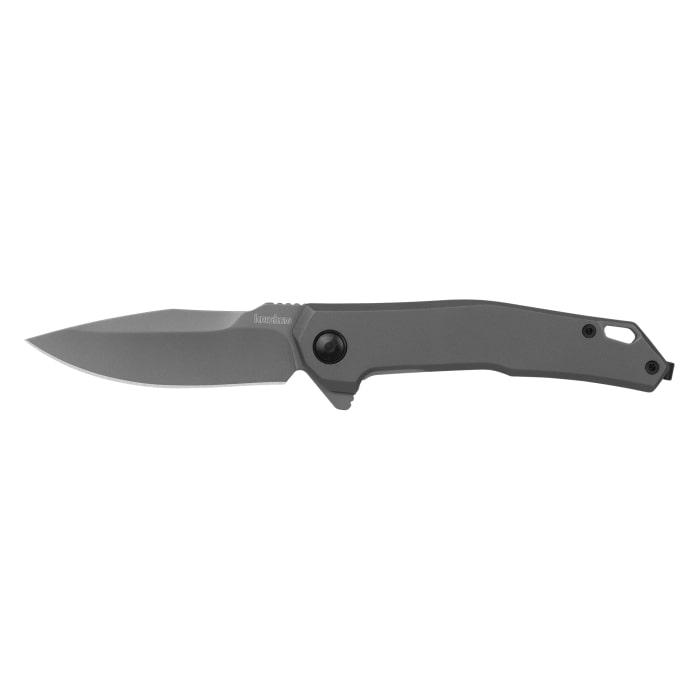 Kershaw Knives Kershaw Helitack Folding Knife 3-1/4" Drop Point Blade Grey