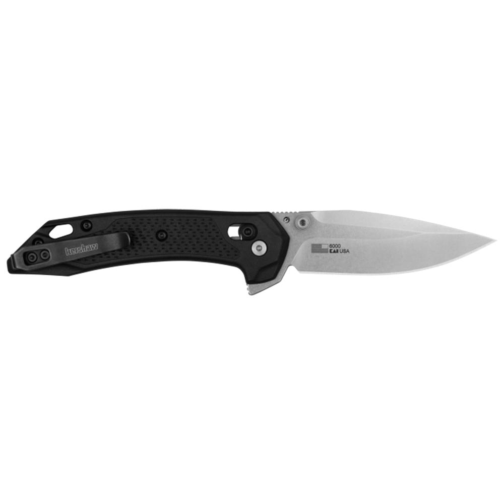 Kershaw Knives Kershaw Bonneville Folding Knife 3-1/5" Modified Clip Point Blade Black