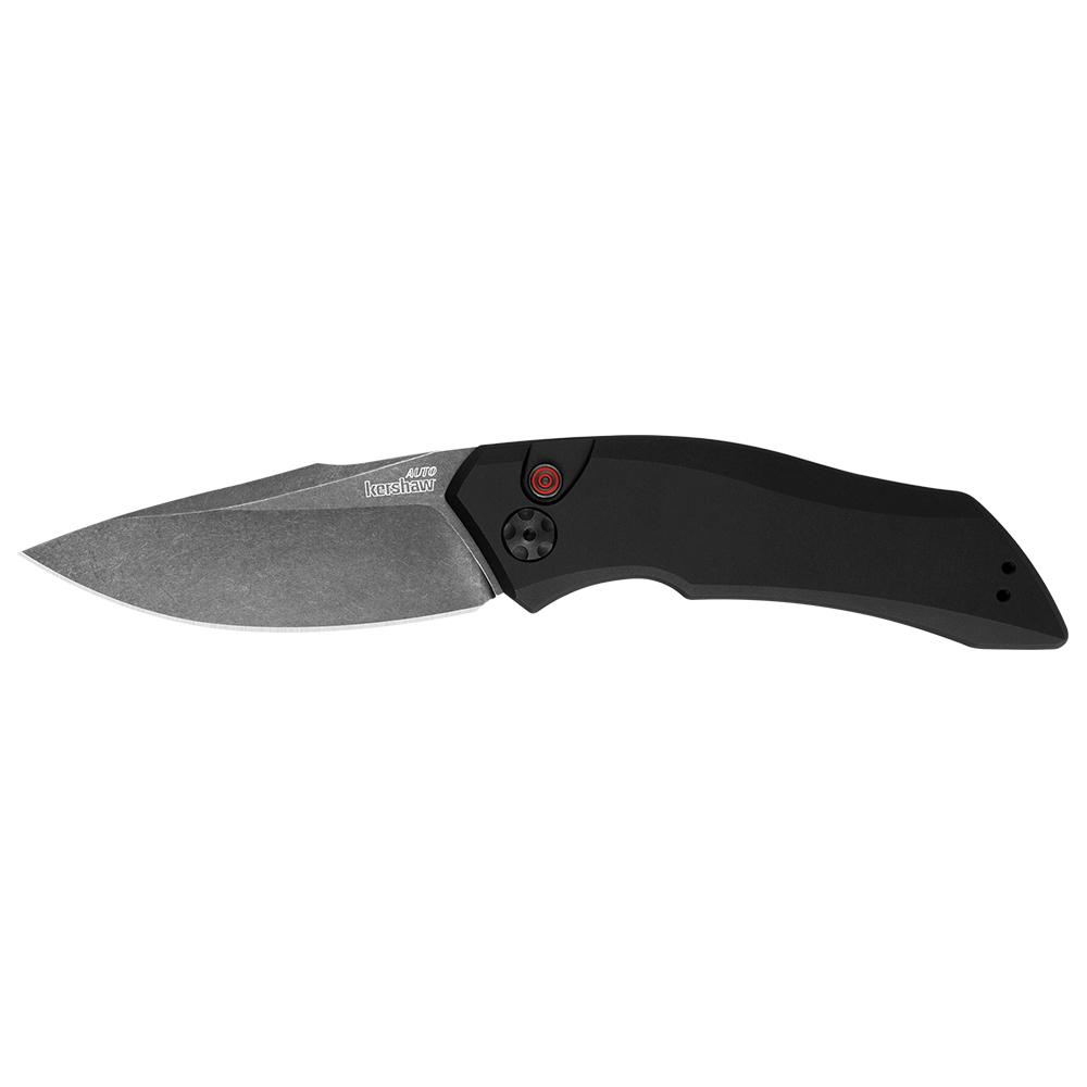 Kershaw Knives Kershaw Launch 1 Automatic Folding Knife 3-2/5" Drop Point Blackwash