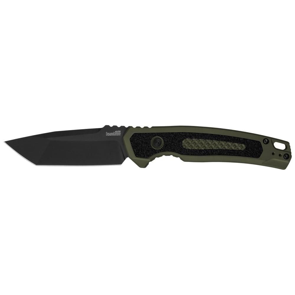 Kershaw Knives Kershaw Launch 16 Automatic Folding Knife 3-1/2" Tanto Blade Black Olive