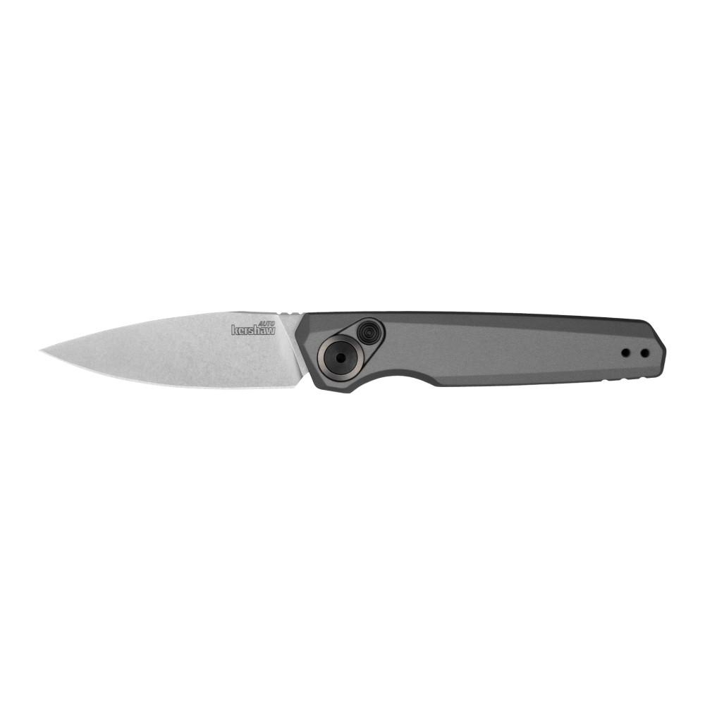 Kershaw Knives Kershaw Launch 18 Automatic Folding Knife 2-8/10" Spear Point Blade Grey