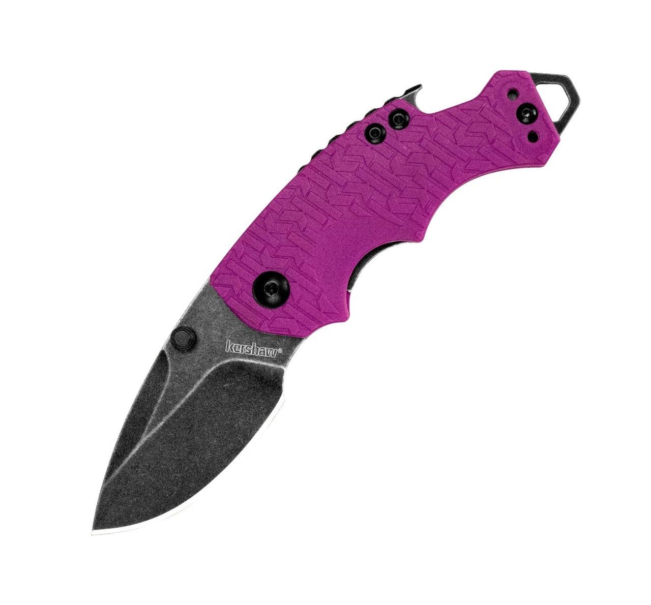 Kershaw Knives Kershaw Shuffle Liner Lock Knife Purple (2.375" BlackWash)