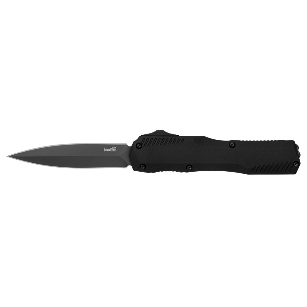 Kershaw Knives Kershaw Livewire Double Edge Automatic OTF Knife 3-1/2" Spear Point Blade Black