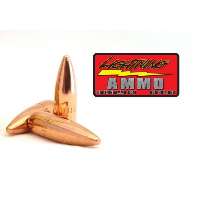 Lightning Ammo Lightning Rifle Bullets .22 Cal .224" 55 gr FMJ-BT w/c 500/ct