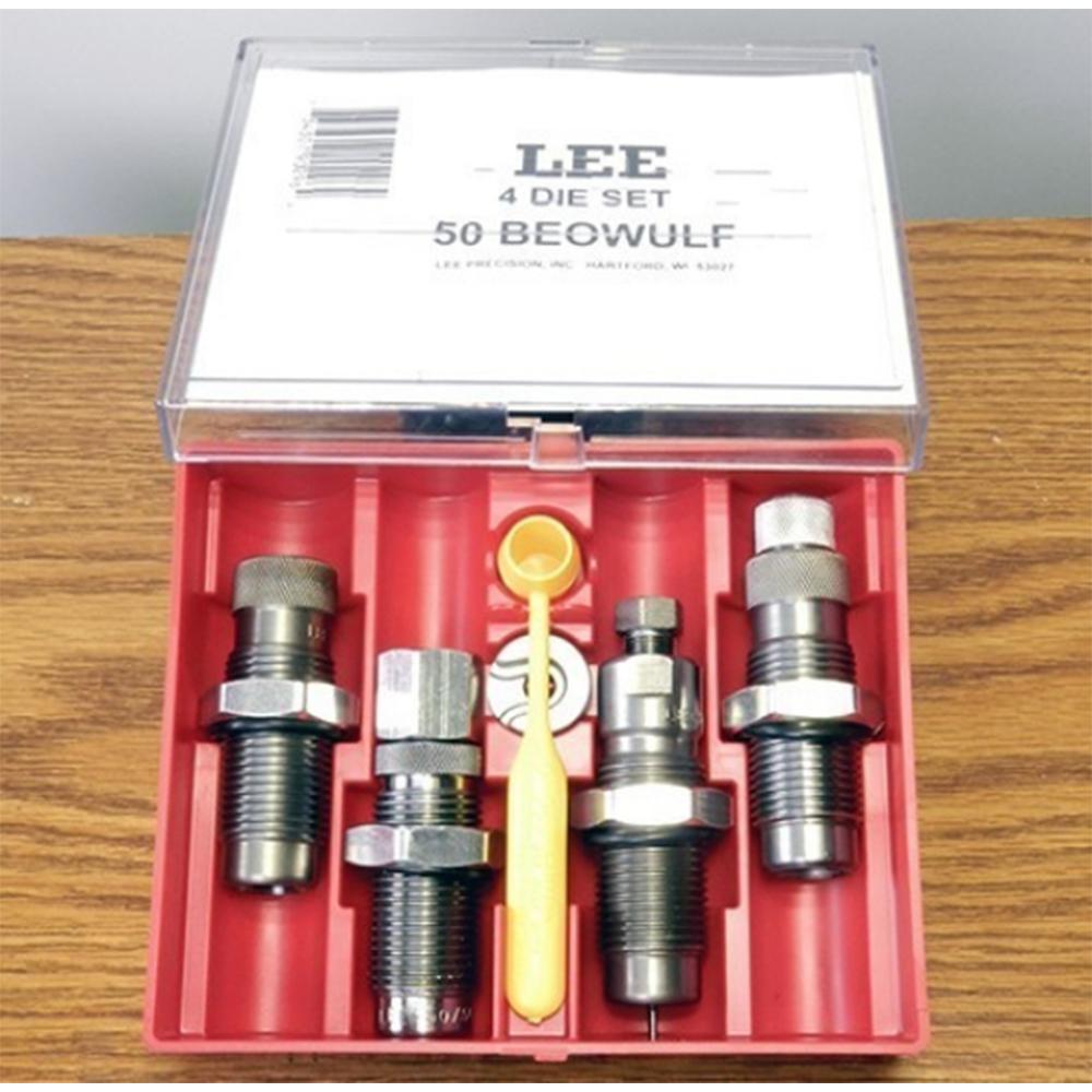 Lee Precision Lee 12.7x42mm fifty beowulf Micrometer Full Length Sizing Steel 4-Die Set
